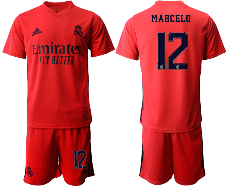 Men 2020-2021 club Real Madrid away #12 red Soccer Jerseys